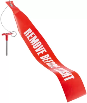 Warning Streamers woven, embroidered with lettering Remove Before Flight  - EH 4217.