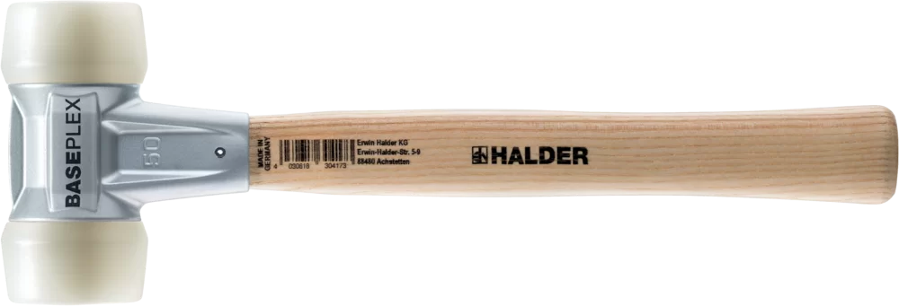 Halder 3408.012 Steel Punch with Nylon Face Inserts